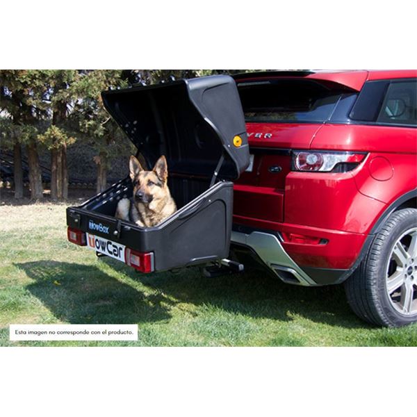Towcar Towbox V1 gaiola para cães com bola verde