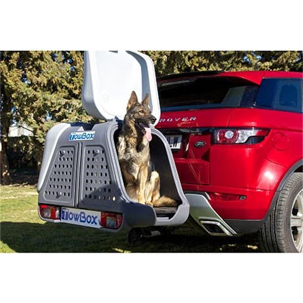 Towcar Towbox V2 caixa de bolas para cães cinzenta