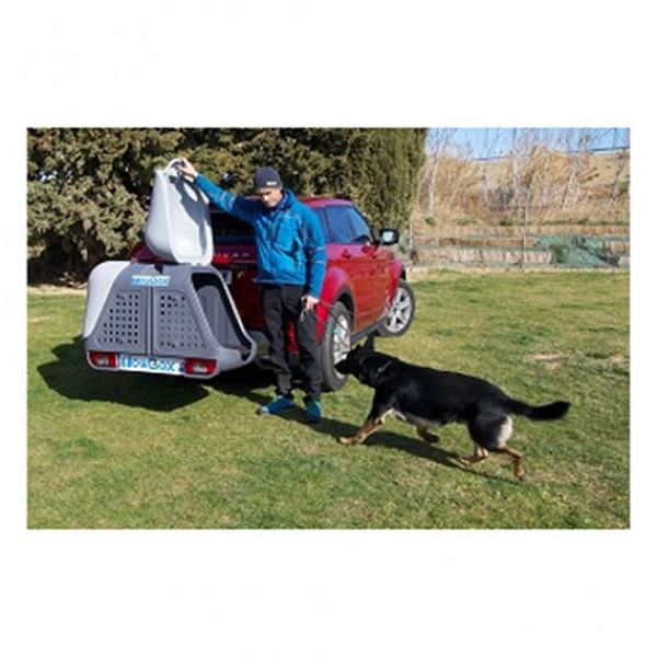 Towcar Towbox V2 caixa de bolas para cães cinzenta