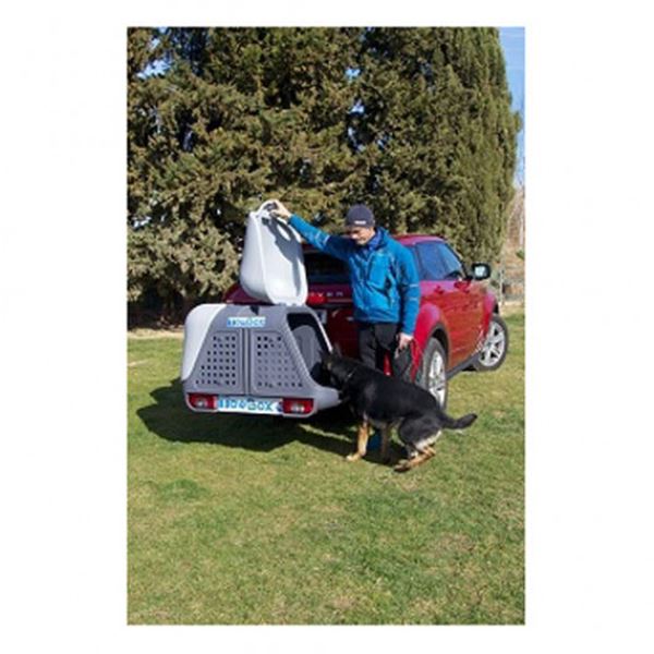 Towcar Towbox V2 caixa de bolas para cães cinzenta
