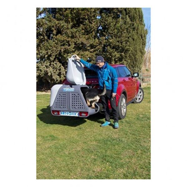 Towcar Towbox V2 caixa de bolas para cães cinzenta
