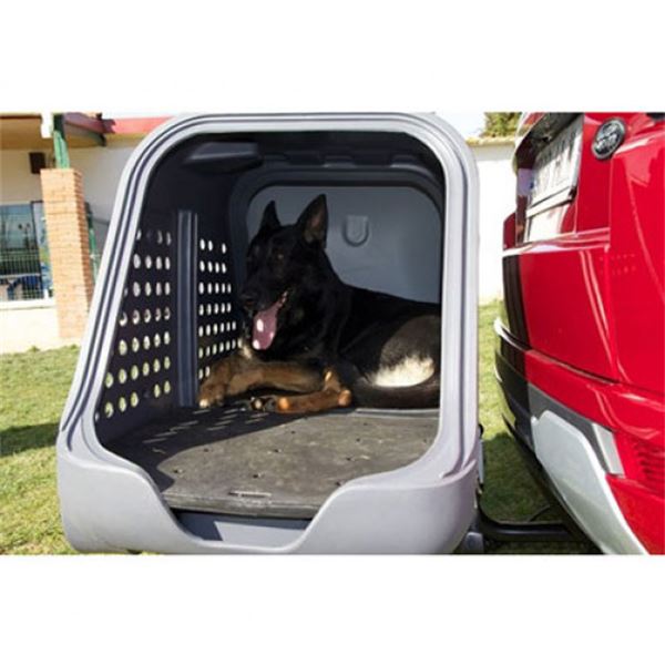 Towcar Towbox V2 caixa de bolas para cães cinzenta