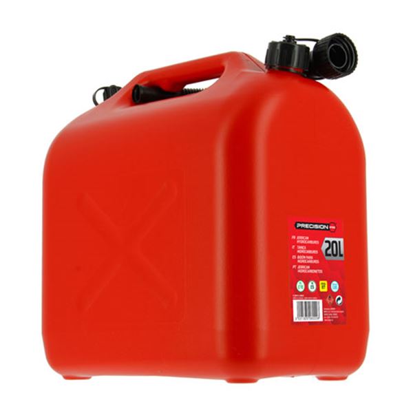 Jerrican vermelho de 20L em aço de precisão