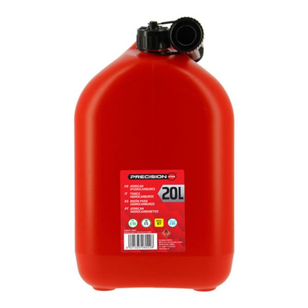 Jerrican vermelho de 20L em aço de precisão