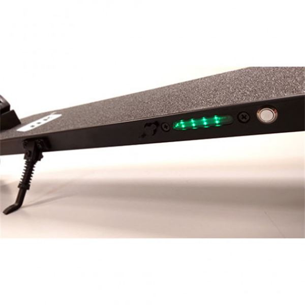 Trotinete eléctrica NK s1 dobrável preta e vermelha