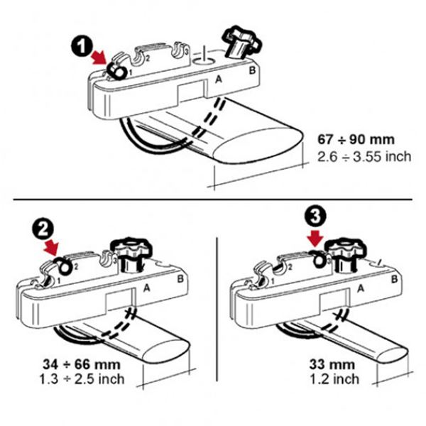 Kit de fixação k9042 para caixa hydra 320