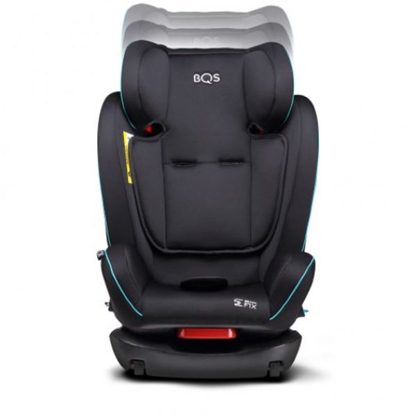 Cadeira auto para bebé grupo 1,2,3 bnofix preto e turquesa