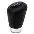 Botão da caixa de velocidades BC Corona sport leatherette preto