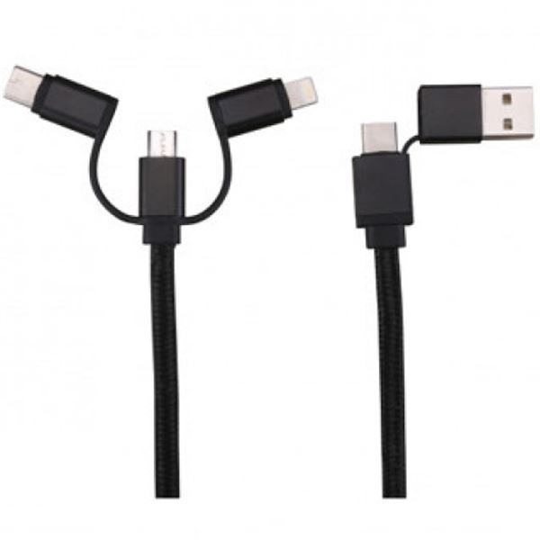 Cabo usb para Android/iPhone 6 em 1