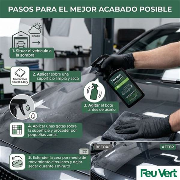 Feu Vert Premium Quick Bodywork Wax 500 ml