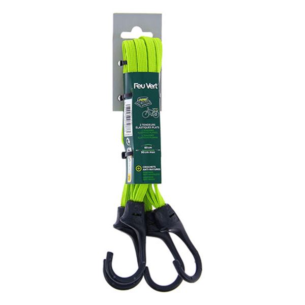 Conjunto de 2 tensores elásticos planos 60 cm Feu Vert