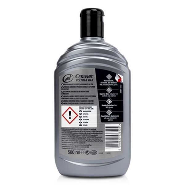 Polimentos e ceras linha cerâmica Turtle Wax 500 ml