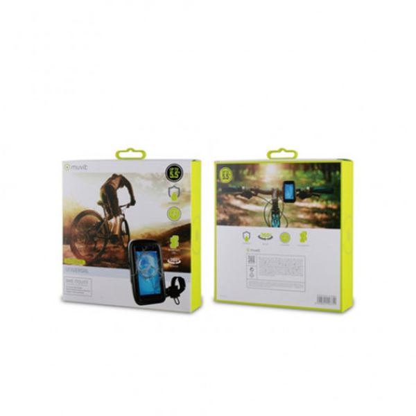 Suporte para smartphone Muvit para bicicleta, mota, scooter até 5,5 polegadas