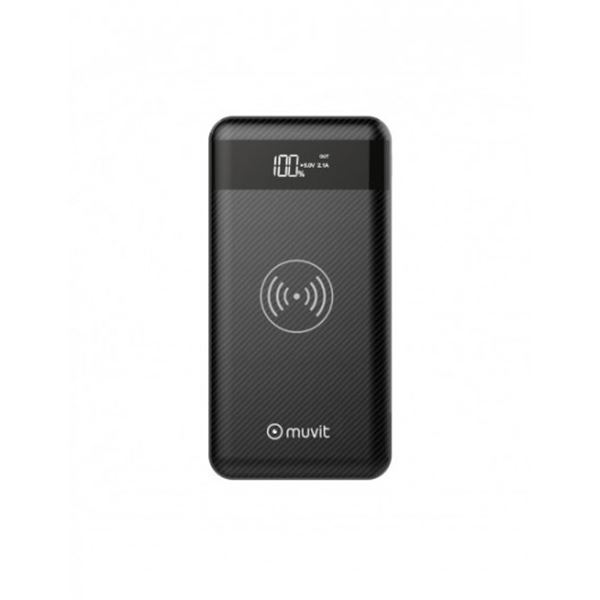 Bateria móvel externa sem fios Muvit 10000 mah