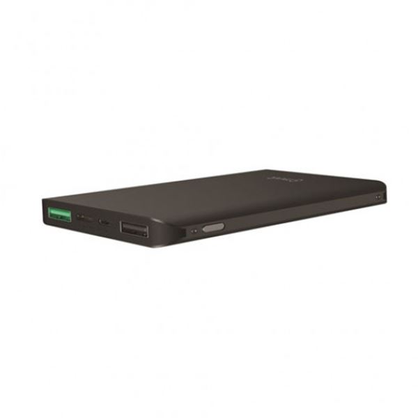 Muvit 10000 mah bateria externa multiusos para telemóvel 7 cargas máx. preto