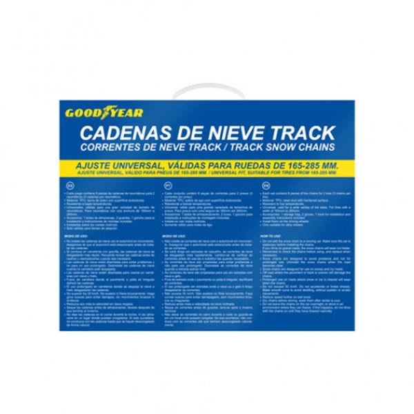 Correntes para neve Goodyear track 165-285 mm