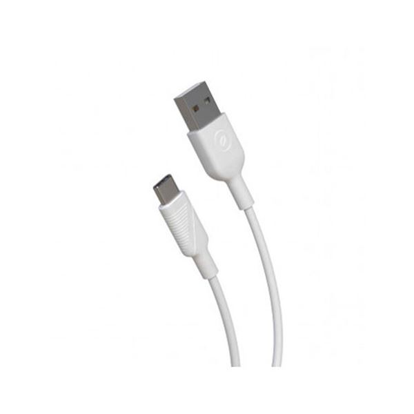 Cabo usb para automóvel tipo c 3a 1,2 m branco Muvit para mudança