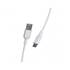 Cabo usb para automóvel tipo c 3a 1,2 m branco Muvit para mudança