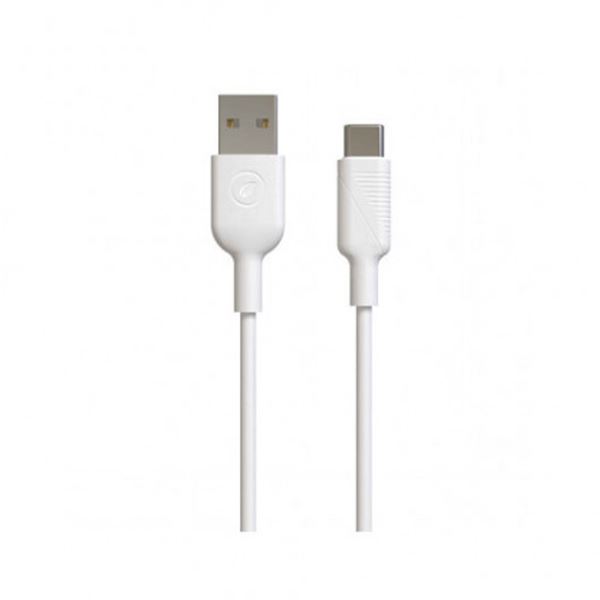 Cabo usb para automóvel tipo c 3a 1,2 m branco Muvit para mudança