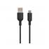 Pack carregador de telemóvel para automóvel usb 2.4a e cabo micro usb para automóvel 2.4a 1,2m preto Muvit para mudança