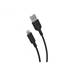 Pack carregador de telemóvel para automóvel usb 2.4a e cabo usb-lightning mfi 2.4a 1.2m preto Muvit for change