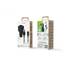 Pack carregador de telemóvel para automóvel usb 2.4a e cabo usb-lightning mfi 2.4a 1.2m preto Muvit for change