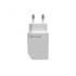 Carregador de telemóvel 2 portas usb 4.8a 24w branco Muvit para mudança