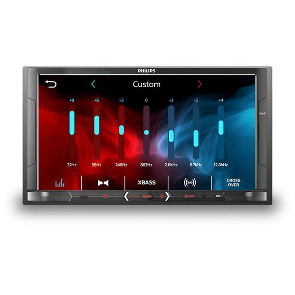 Sistema multimédia para automóvel/câmara traseira Philips ce600n