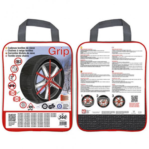 Correntes para a neve em tecido Grip 560
