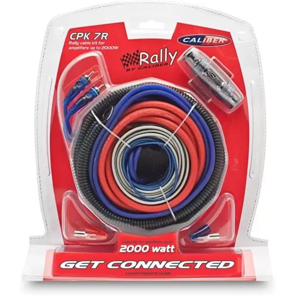 Kit de cablagem de palco Caliber 5 mts cabo vermelho 25mm
