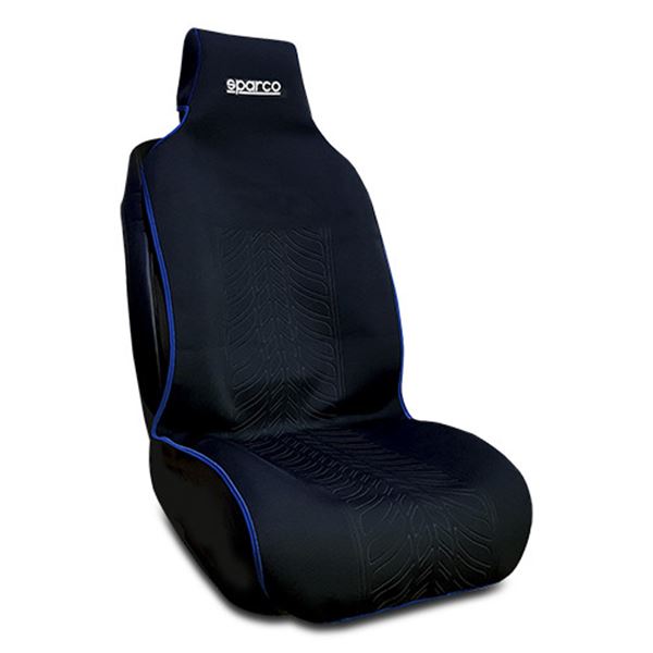 Cobertura do banco do automóvel Sparco azul em neopreno