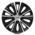 Goodyear Monaco 16" Tampão de rodas pretas e prateadas 4pcs