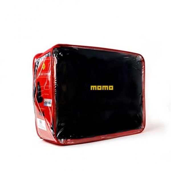 Capas para assentos de automóvel Momo italy 032 preto e vermelho