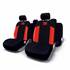 Conjunto de capas para assento de automóvel preto/vermelho Omp speed