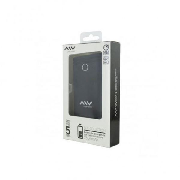 Bateria externa Myway power bank 7500 mah