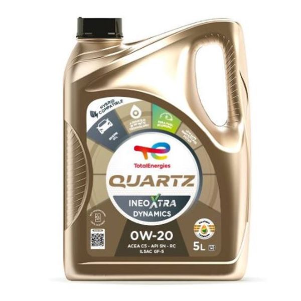 Óleo 0W20 Total Quartz Ineo Xtra Dynamics Acea C5 5L