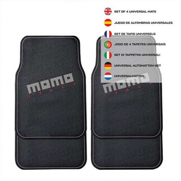 Tapetes de borracha universais Momo 009 preto