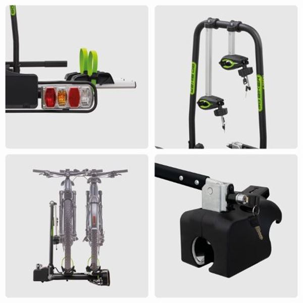 Suporte para bicicletas Gobiker e-trek 2-ball 2 bicicletas eléctricas
