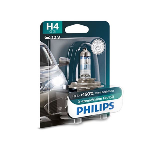 Lâmpada h4 Philips xtr vision pro150 1pc