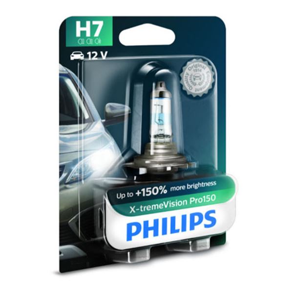 Lâmpada h7 Philips xtr vision pro150 1pc