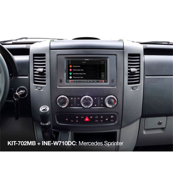 Kit de instalação do ecrã de 7'' kit-702m Alpine para Mercedes