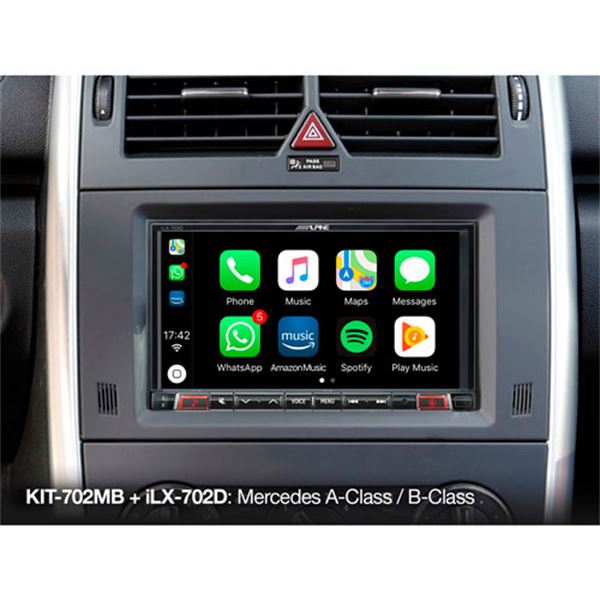 Kit de instalação do ecrã de 7'' kit-702m Alpine para Mercedes
