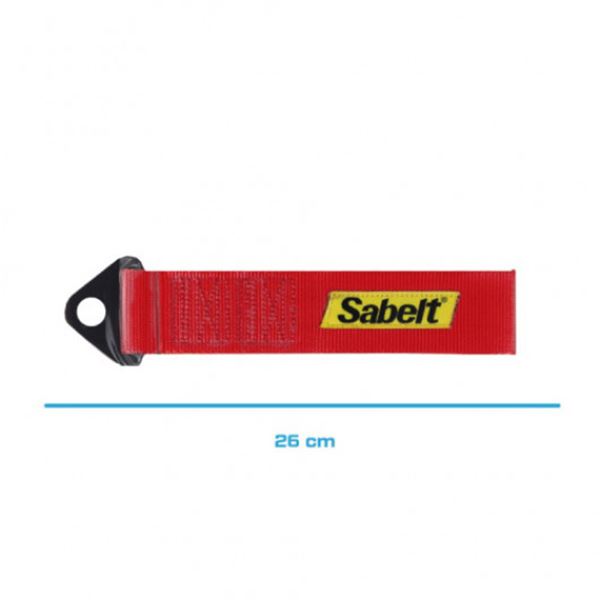 Fita de reboque Sabelt vermelha