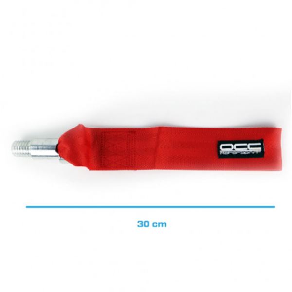Fita de reboque OCC parafuso vermelho