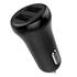 Carregador duplo USB para automóvel 2,4a preto TNB