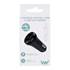 Carregador duplo USB para automóvel 2,4a preto TNB