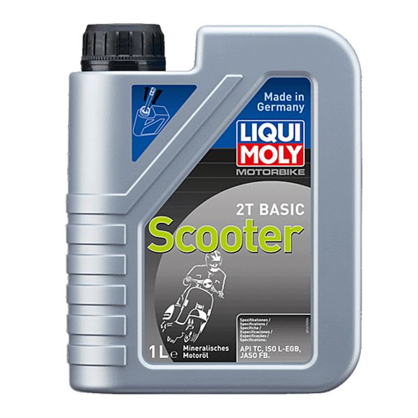 Óleo de mota Liqui Moly 2T Basic Scooter 1L