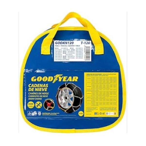 Correntes de neve em aço Goodyear 9mm t.120