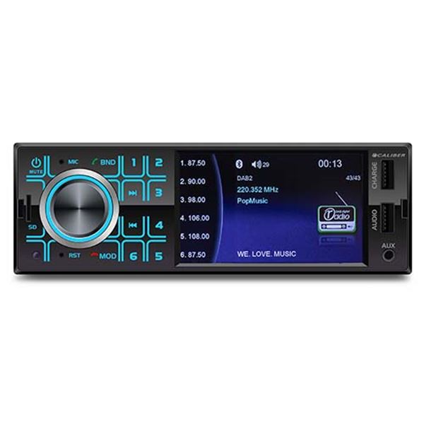 Unidade central Bluetooth Caliber Rmd 404Dab-Bt