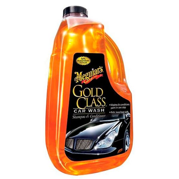 Champô e amaciador para automóveis Meguiar's gold wash 1,89l